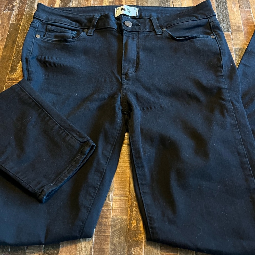 Paige Verdugo Ultra Skinny black jeans sz: 30